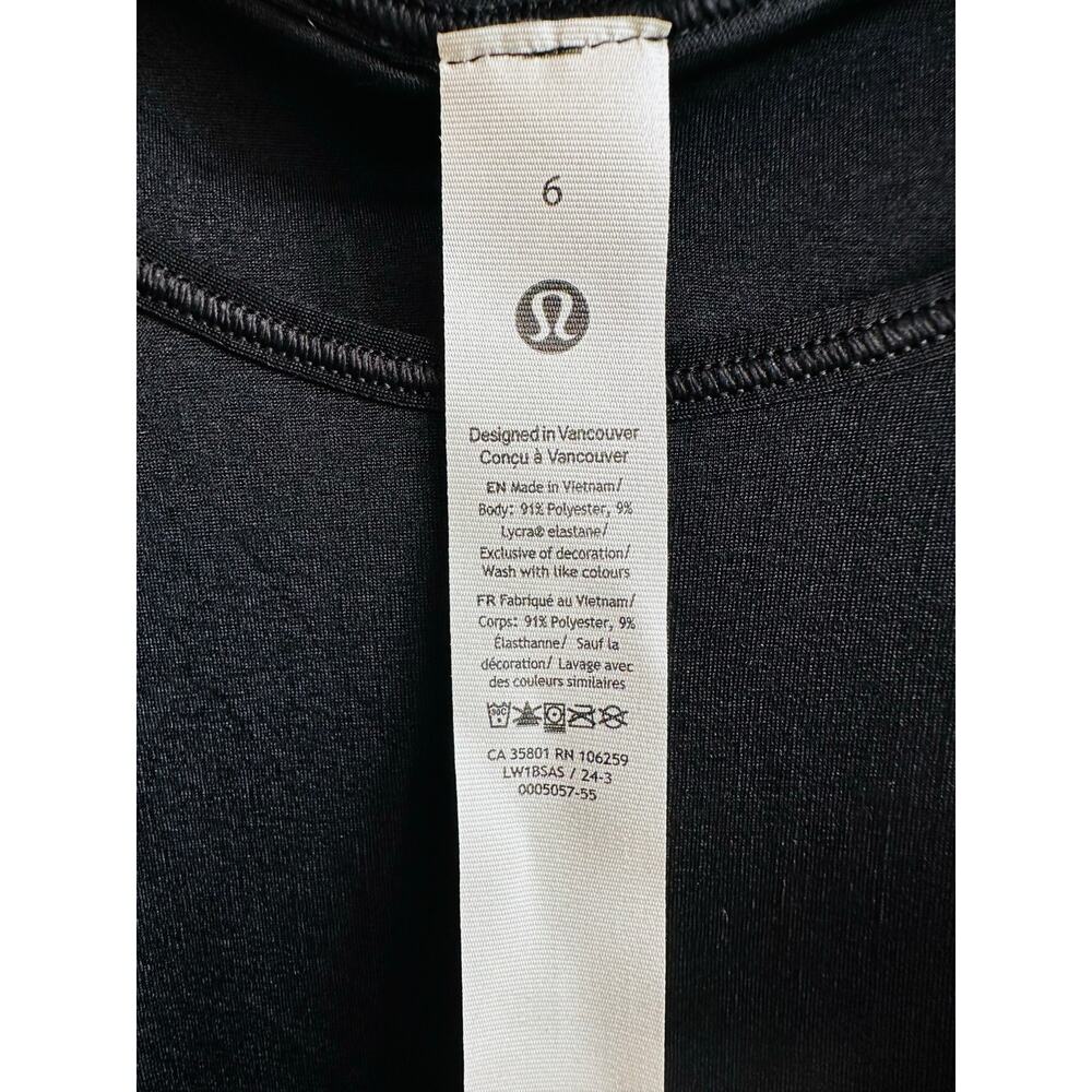 Lululemon Essential Tank  Pleated Size 6 - Picture 3 of 4